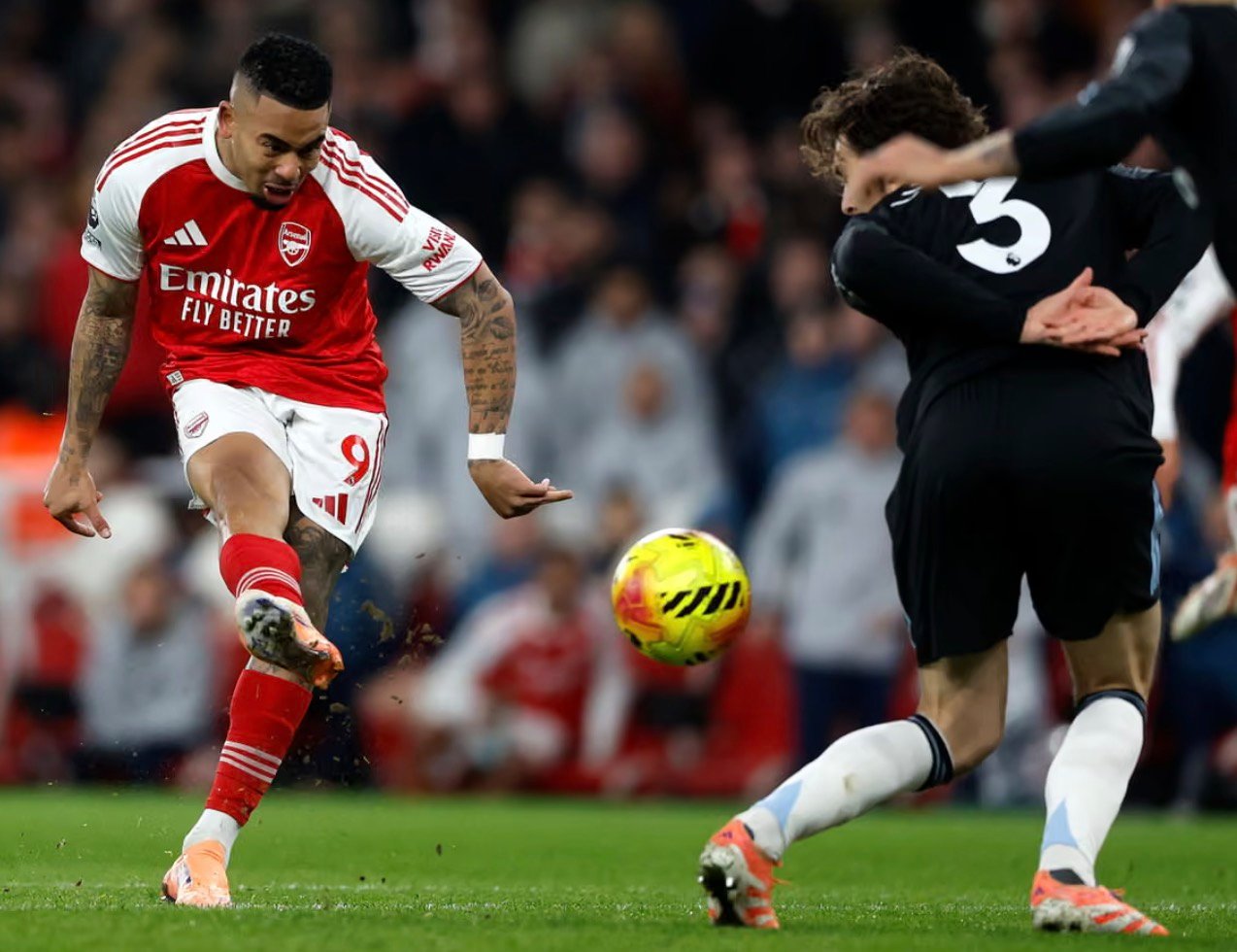 Watch: Arsenal run riot against Aston Villa