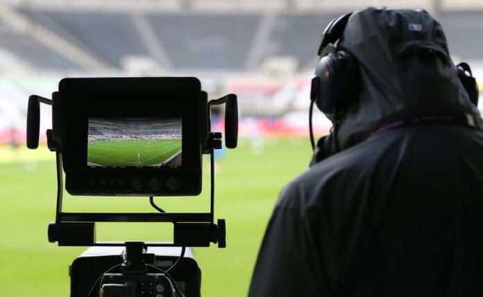 Premier League TV camera